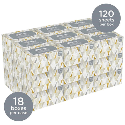 Kleenex® Folded Towel Pop-Up Box, White, 18 Boxes, 120 Towels, 01701