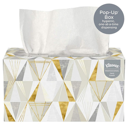 Kleenex® Folded Towel Pop-Up Box, White, 18 Boxes, 120 Towels, 01701