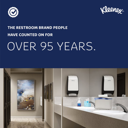 Kleenex® Folded Towel Multi-Fold, White, 8 Packs, 150 Sheets, 02046