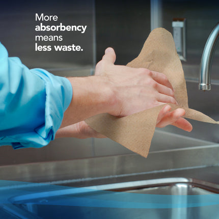 Scott® Essential Universal Hard Roll Towel, Brown, 800', 12 Rolls, 04142