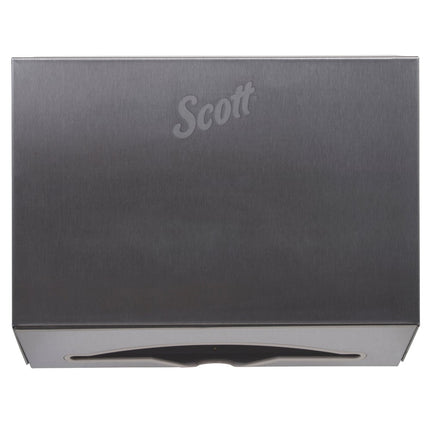 Scott® Scottfold Folded Towel Dispenser, 7.8" x 12.4", Stainless, 09216