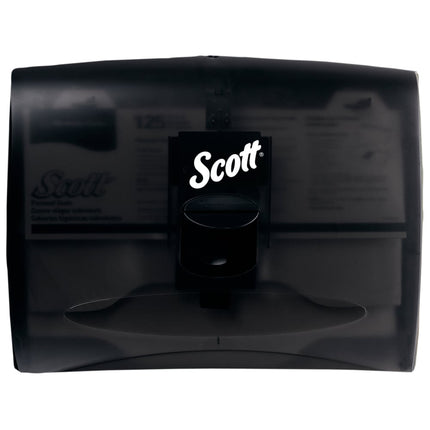 Scott® Personal Toilet Seat Cover Dispenser, Black, Rectangular, Plastic,09506