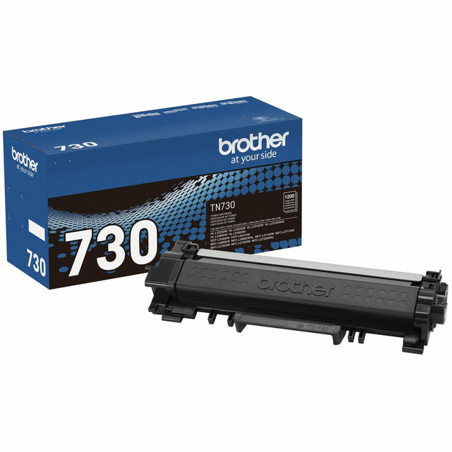 Brother TN730 Black Toner Cartridge, Standard Yield