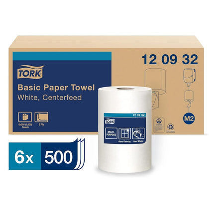 Tork® Advanced Soft Centrefeed Hand Towel, 2-Ply, White, 492.5 ft x 7.6 in, 120932