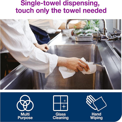 Tork® Advanced Soft Centrefeed Hand Towel, 2-Ply, White, 492.5 ft x 7.6 in, 120932