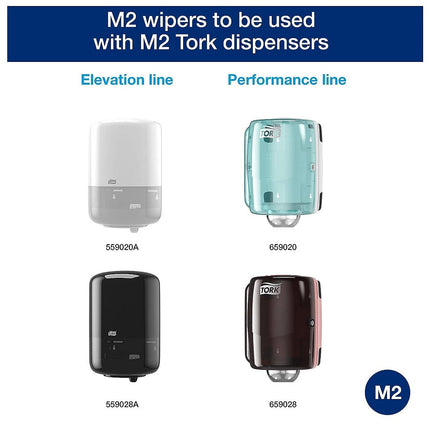 Tork® Advanced Soft Centrefeed Hand Towel, 2-Ply, White, 6 x 610 Sheets, 121202