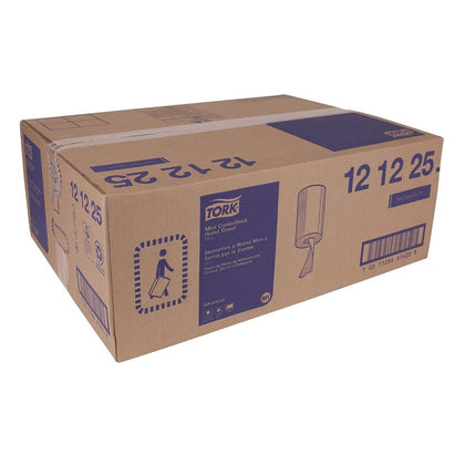 Tork® Advanced Soft Mini Centrefeed Hand Towel, 2-Ply, White, 121225