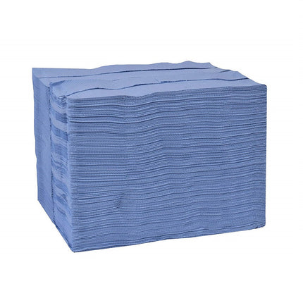 Tork® Industrial Paper Wiper Handy-Box, 4-Ply, Blue, 180 Wipers, 13247501