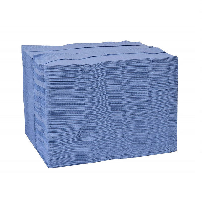 Tork® Industrial Paper Wiper Handy-Box, 4-Ply, Blue, 180 Wipers, 13247501