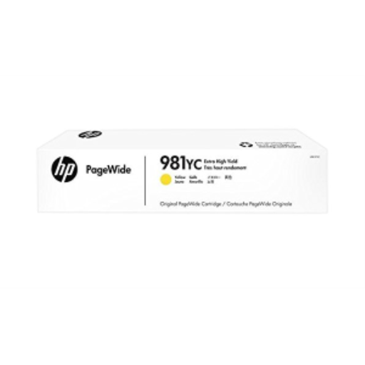 L0R19YC CONTRACT HP #981YC YELLOW PAGEWIDE CARTRIDGE