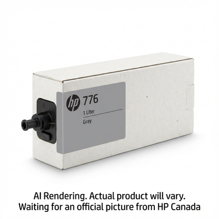 1XB05A HP HP 776 1L Gray DesignJet Ink Cartridge