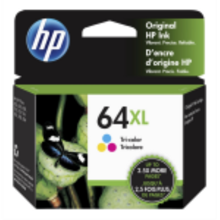 HP 64XL Tri-color Original Ink Cartridge