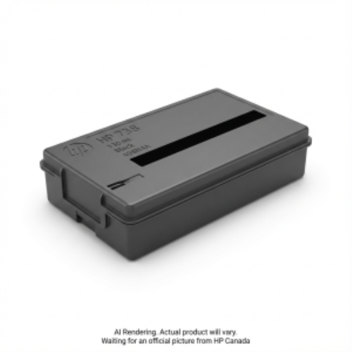 HP 738 130-ml Black DesignJet Ink Cartridge