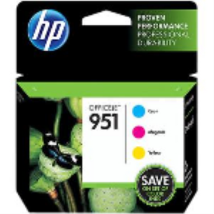 HP 951 Color Ink Cartridge Combo Pack