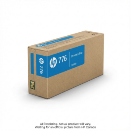 1XB04A HP HP 776 1L Chromatic Blue DesignJet Ink Cartridge