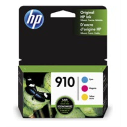 HP 910 CMY Original Ink Combo 3-Pack