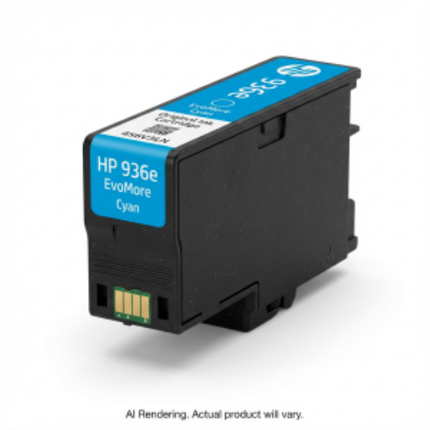 HP 936e EvoMore Cyan Original Ink Cartridge