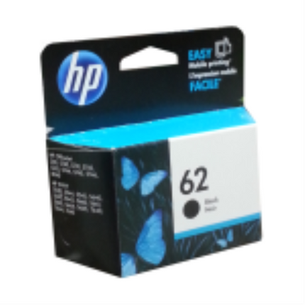 HP 62 Original Ink Cartridge – Sharp, Fade-Resistant Pigment Ink for ENVY & OfficeJet – Black (C2P04AN)