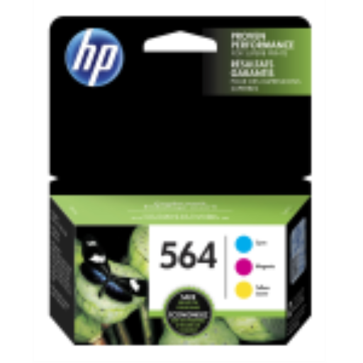 HP 564 CMY Ink Crtg Combo 3-Pack