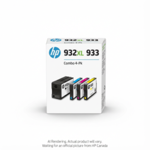 HP 933 CMY/932XL Blk Ink Crtg Combo 4-Pk