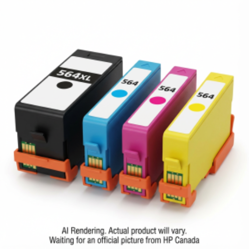 HP 564 CMY/564XL Blk Ink Crtg Combo 4-Pk