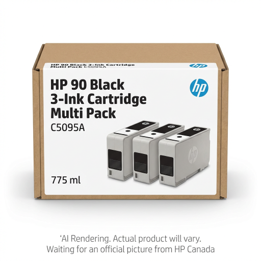 HP 90 Black 3 Ink Cartridge Multi Pack