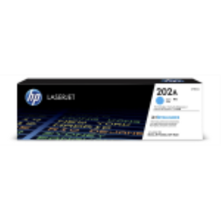 HP 202A Cyan LaserJet Toner Cartridge