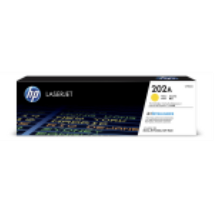 HP 202A Yellow LaserJet Toner Cartridge