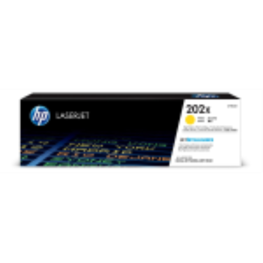 HP 202X Yellow LaserJet Toner Cartridge