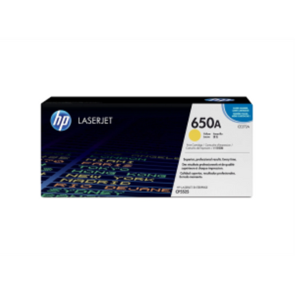 HP 650A (CE272A) Yellow Original LaserJet Toner Cartridge