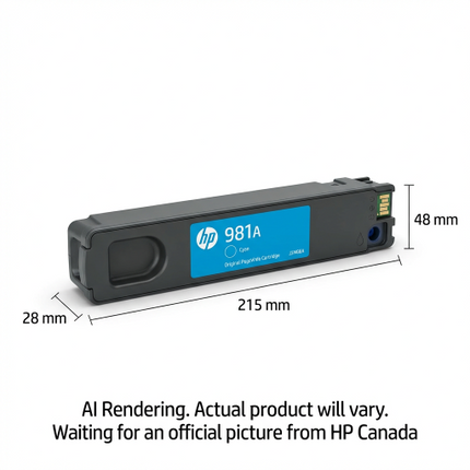 HP 981A Cyan Original PageWide Cartridge