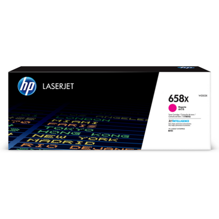 HP 658X Magenta LaserJet Toner Cartridge