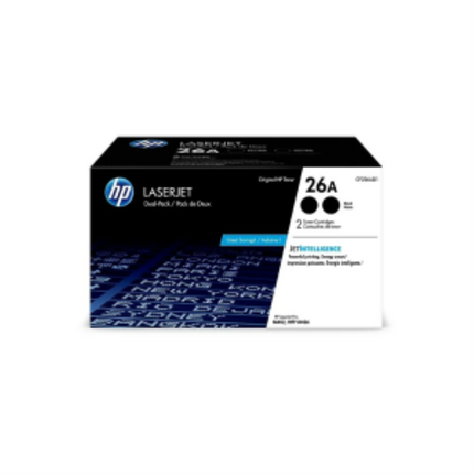 HP 26A Black Dual LaserJet Toner Crtg