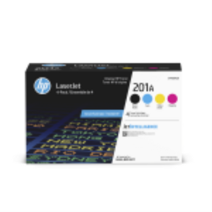 HP 201A Black/Cyan/Magenta/Yellow Quad LaserJet Toner Cartridge