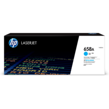 HP 658A Cyan LaserJet Toner Cartridge