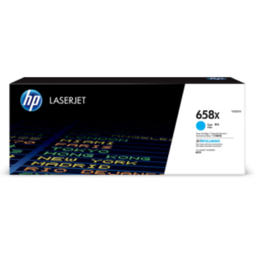 HP 658X Cyan LaserJet Toner Cartridge