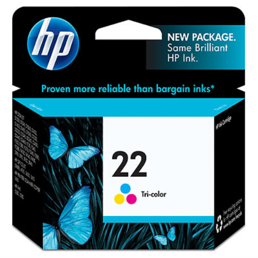 HP 22 Tricolor US Inkjet Print Cartridge EAS - Sensormatic