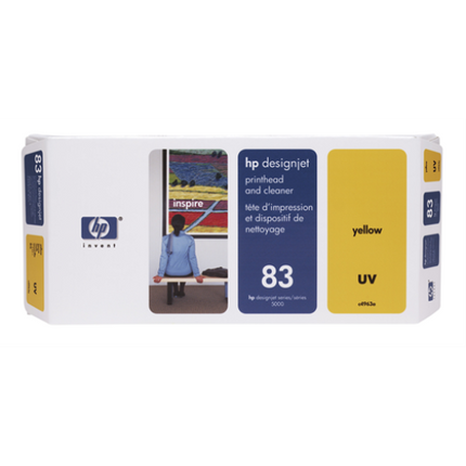 HP No 83 UV Yellow PH and Cleaner