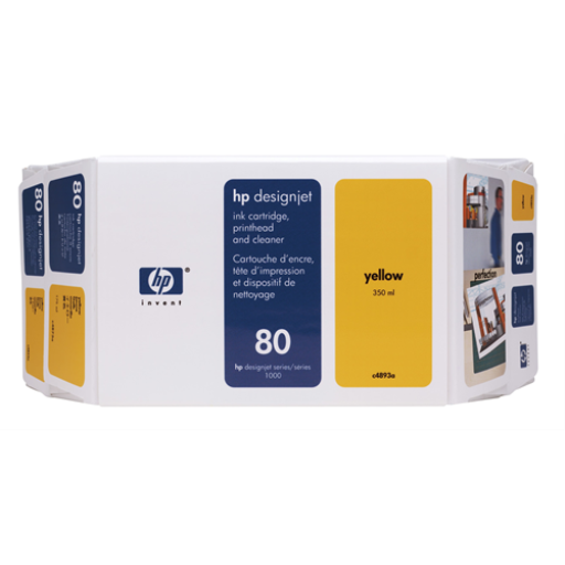 HP 80 Yellow Value Pack Ink Cartridge