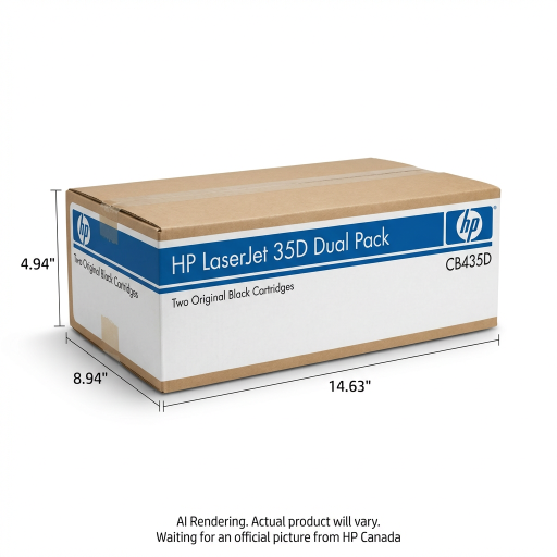 HP 35D Blk Dual Pk LJ Toner Cartridge