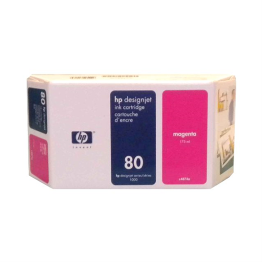 HP No 80 Magenta Ink Cartridge,175ml,WW