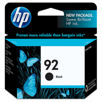HP 92 Black Print Cartridge EAS - Sensormatic