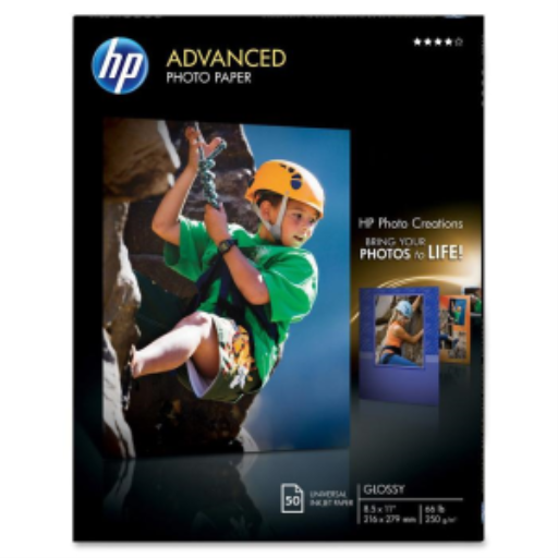 Q7853A HP ADV GLOS PHOTO 8x11 50/PK