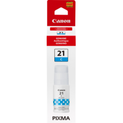 GI-21 Cyan Ink Bottle SKU 4537C001