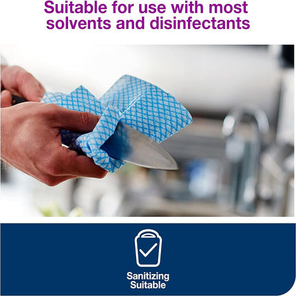 Tork® Foodservice Cleaning Towel, 1/4 Fold, 1 Ply, 240 Sheets, 192181A