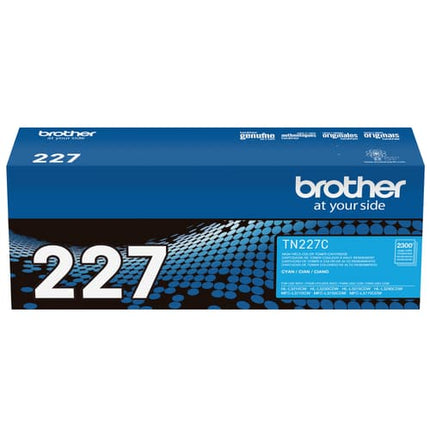 Brother TN227 Cyan Toner Cartridge, High Yield