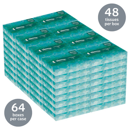 Kleenex® Jr Facial Tissue, 2 Ply, 40 Tissues, 8 Boxes, 21195