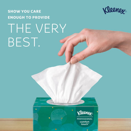 Kleenex Facial Tissue Cube, Upright Face Tissue Box, 6 Bundles, 6 Boxes, 36 Boxes, 21271