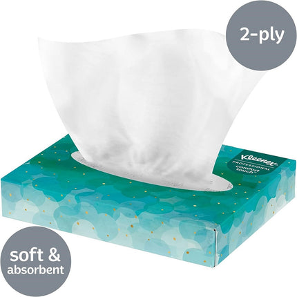 Kleenex® Professional Facial Tissue, 2-Ply, White, 21400