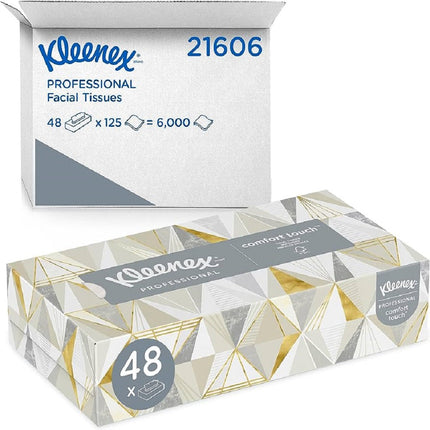 Kleenex® Professional Facial Tissue, 2-Ply, White, 21606